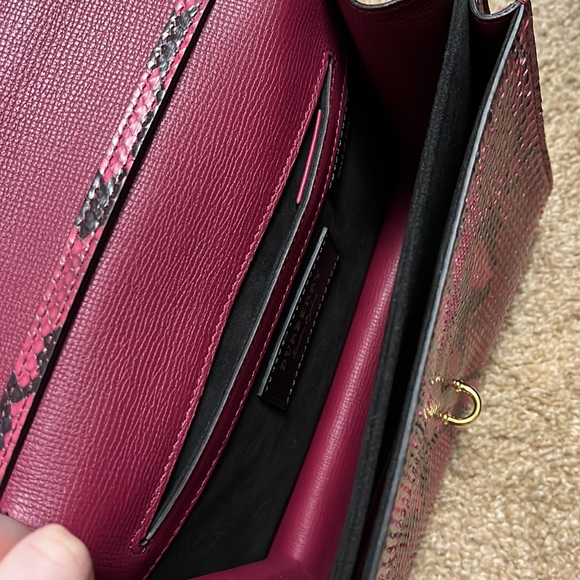 Never used, Burberry pink python bag - Picture 4 of 7